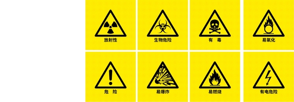 实验室标识标牌警告牌图片