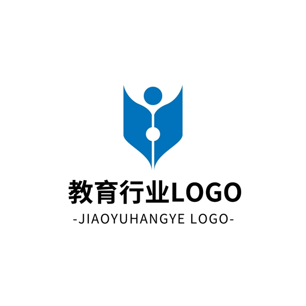 简约大气创意教育行业logo标志设计