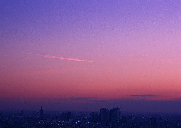 夕阳下的云彩