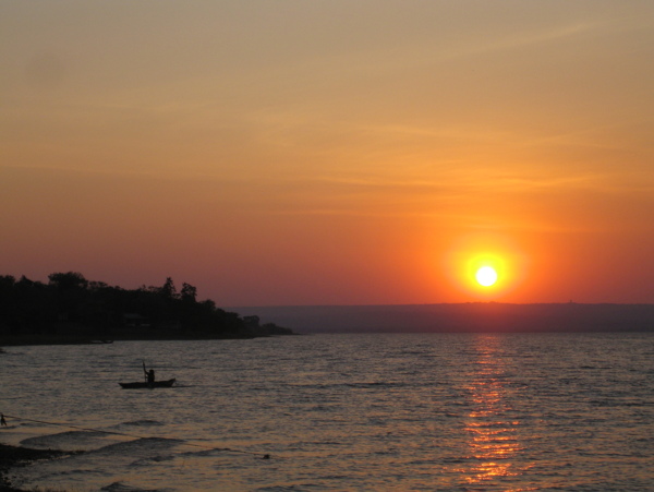 刚果河夕阳