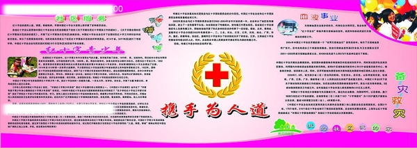 红十字会版报图片