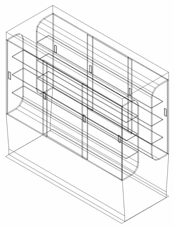 背靠背货架