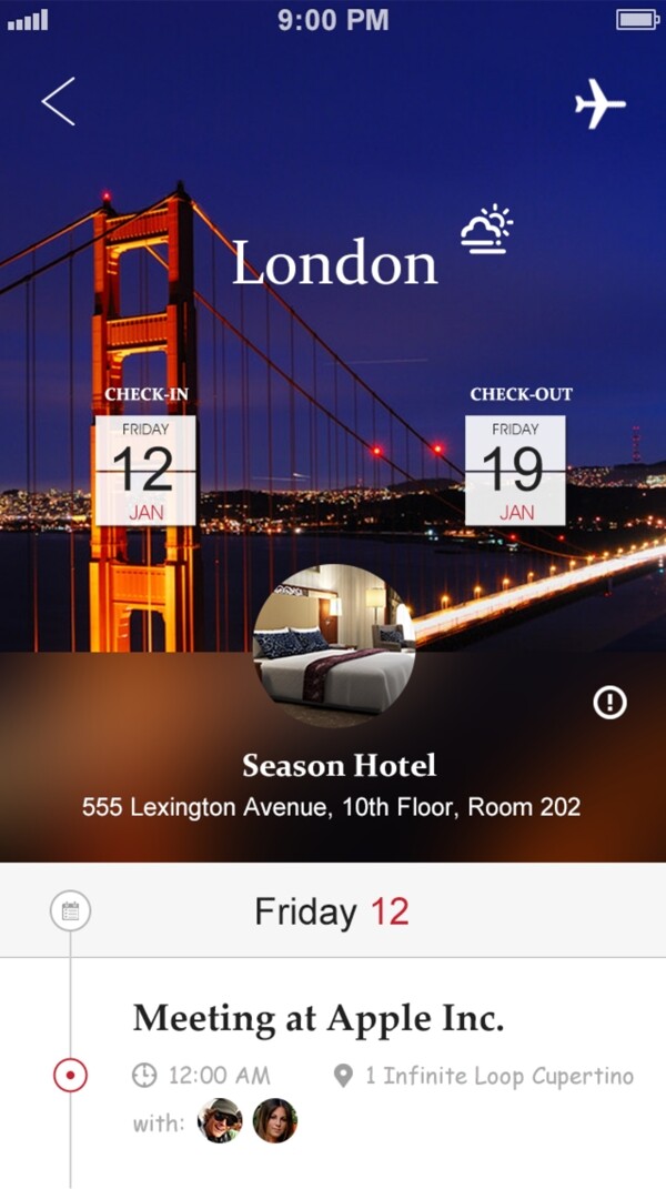 酒店App设计