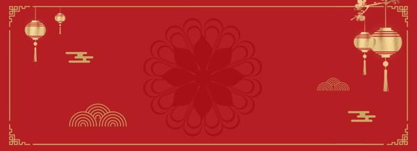 红色喜庆春节中国风纹理图片