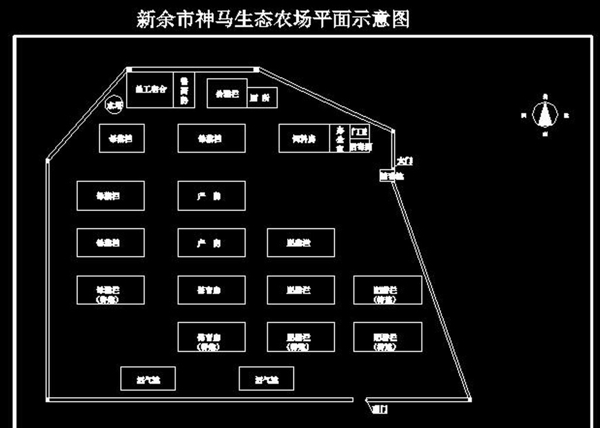 猪场平面图