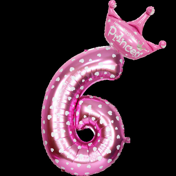 粉色气球字6