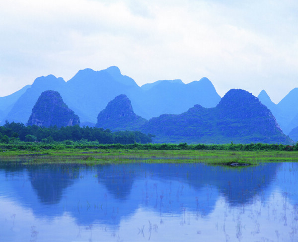 山水风景田园风景