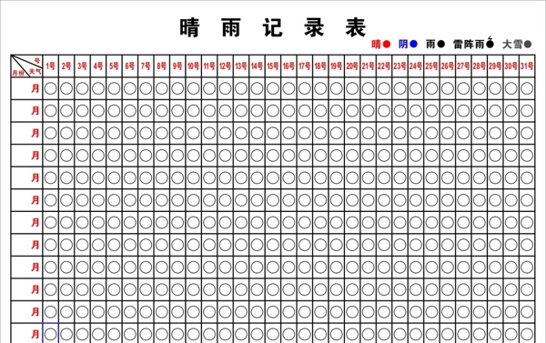 晴雨表图片