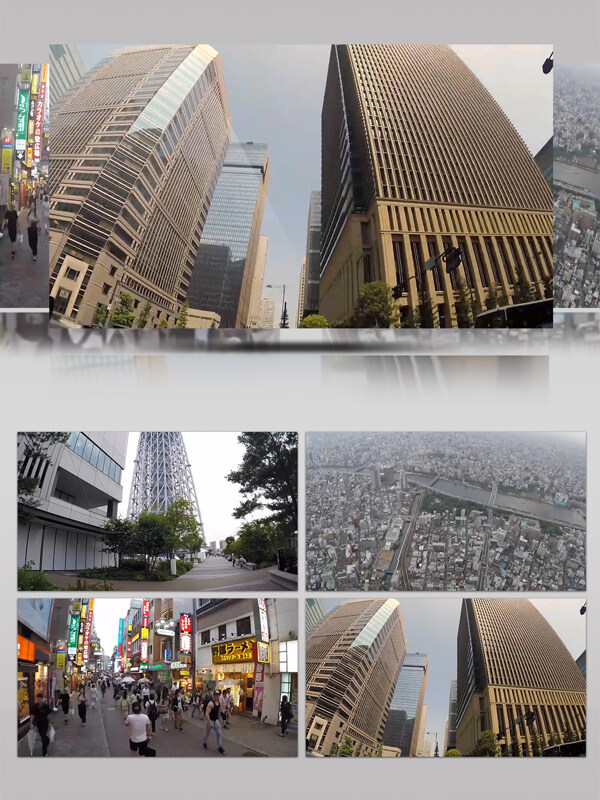 日本东京生活环境旅游景点实景实拍