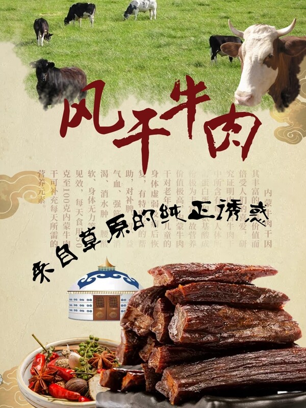牛肉干海报
