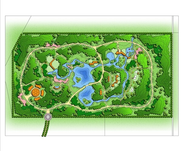 园园林规划设计方案图片