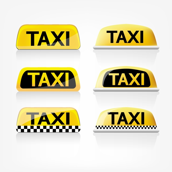 出租车taxi标图片