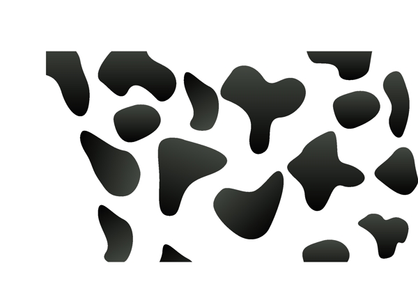 奶牛矢量纹图片
