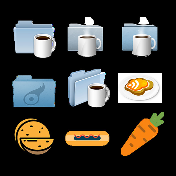 文件热饮食物食品icon图标素材