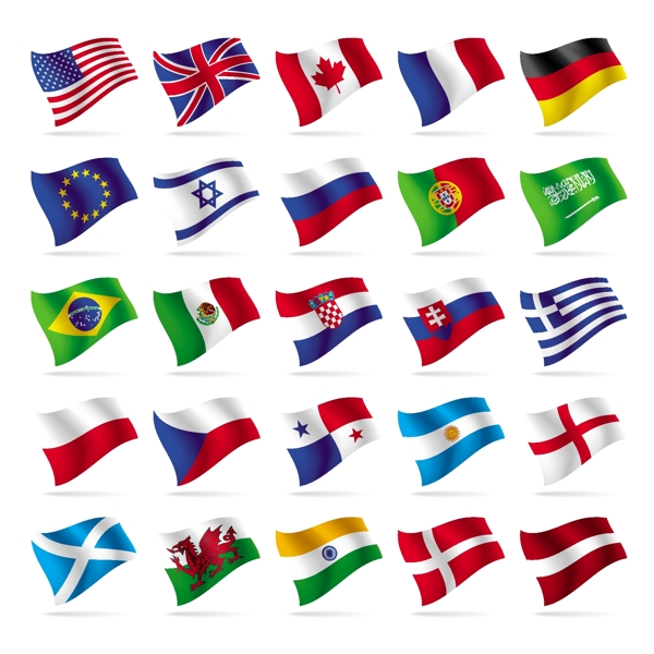 世界国旗图标图片
