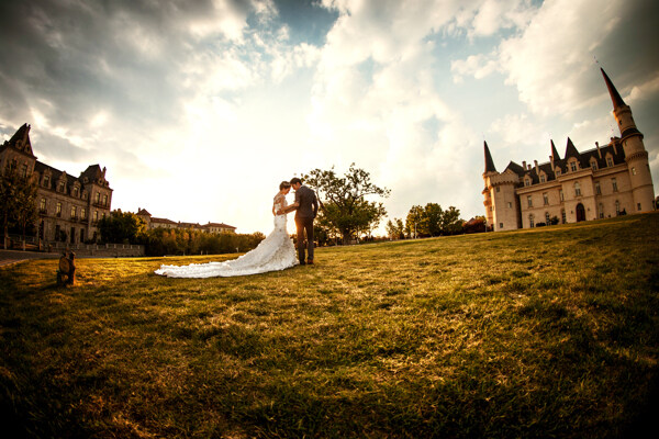 城堡风景婚纱摄影图片