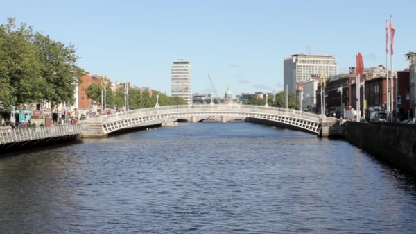 欧洲城市大桥视频