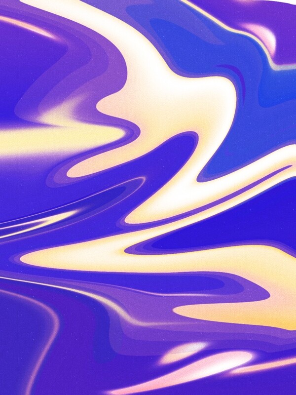 原创紫色大气抽象流体质感时尚背景