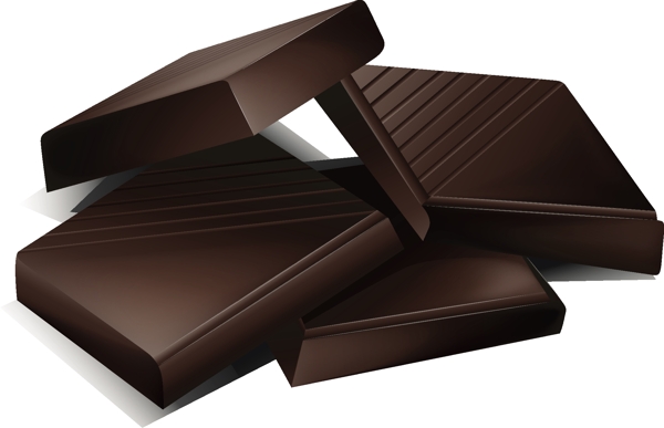 正方形黑巧克力