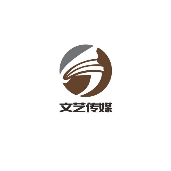文艺传媒logo设计