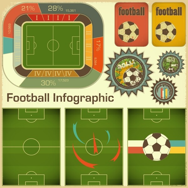 足球信息图表图片
