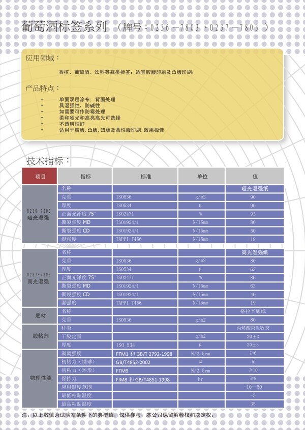 葡萄酒标签宣传单图片