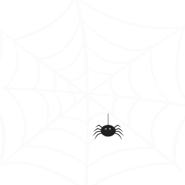 蜘蛛网黑色蜘蛛元素