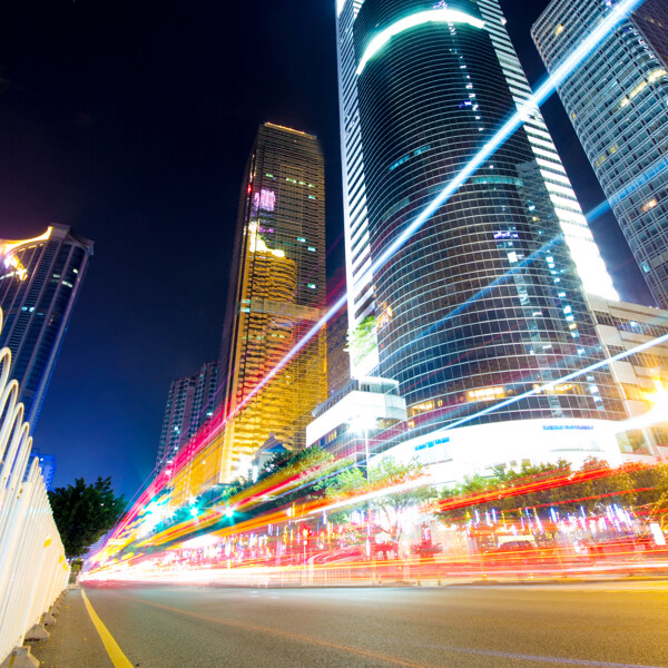 美丽城市街道风景