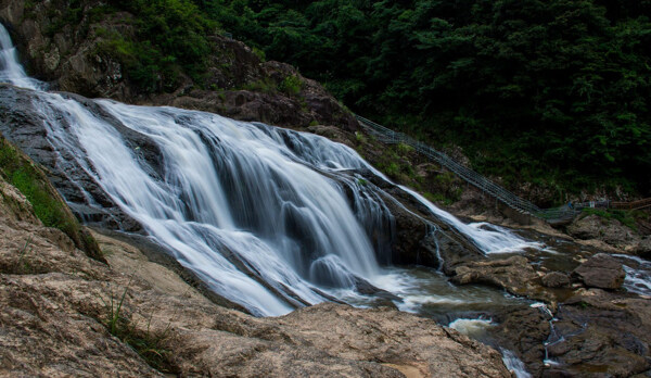 福建九龙漈瀑布风景