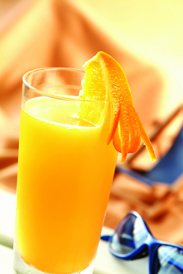 橙汁摄影图片