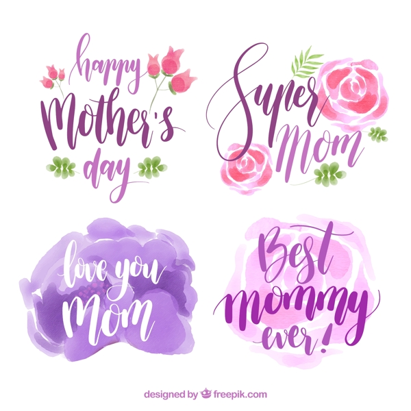 母亲节快乐艺术字图片