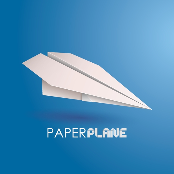 纸飞机背景矢量素材图片