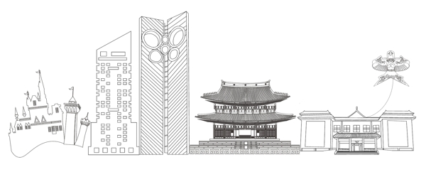 潍坊线稿建筑设计