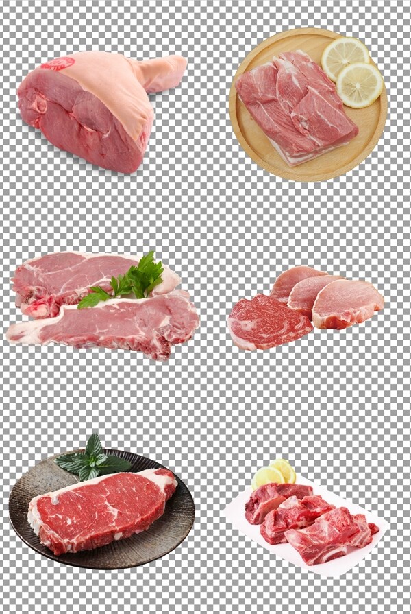 新鲜猪肉腿肉