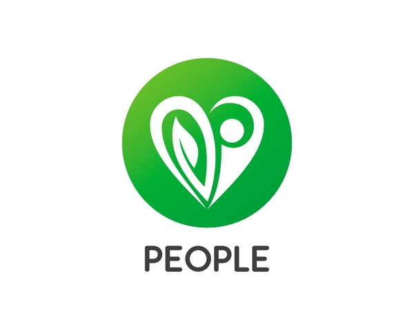 爱心公益慈善机构logo标志