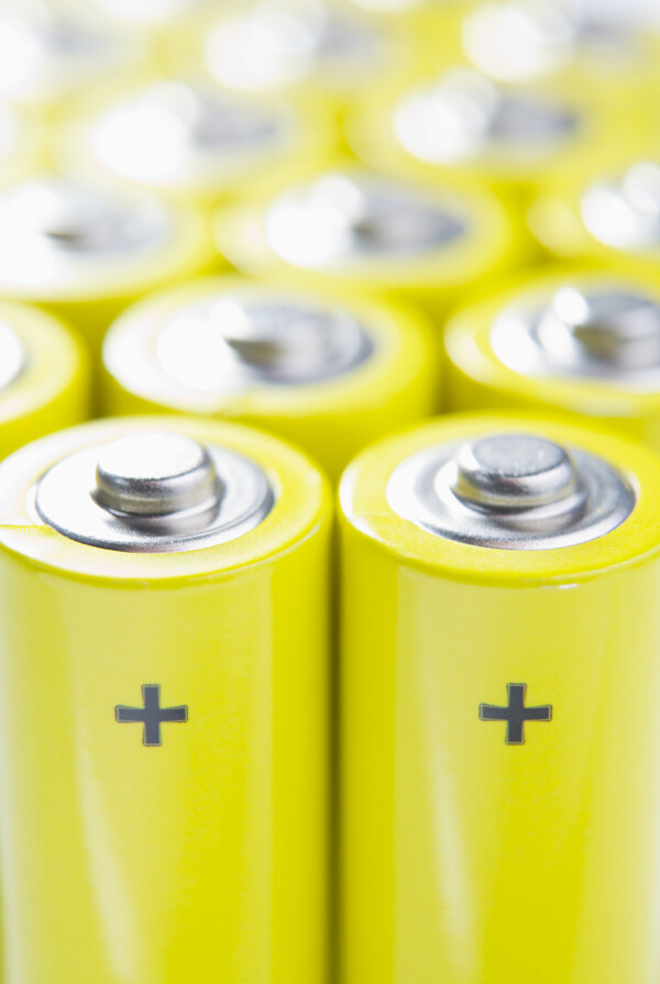 电池黄色电池图片