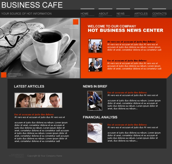 企业网页设计图片