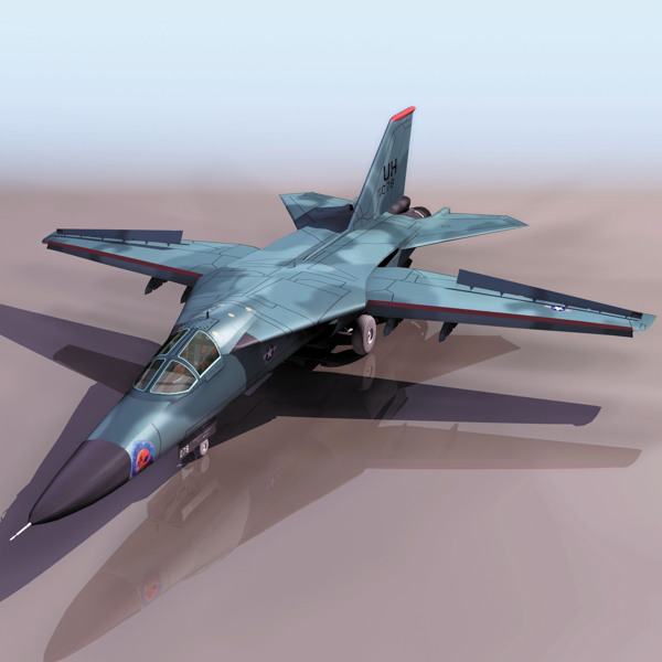 3D飞机F111模型飞机