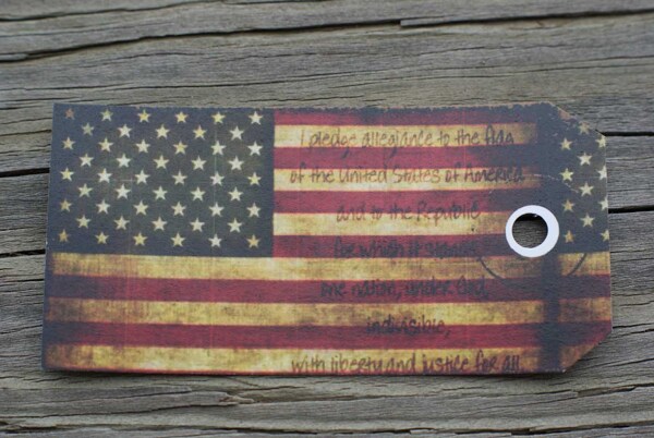 吊牌旗帜条纹美国星形免费素材
