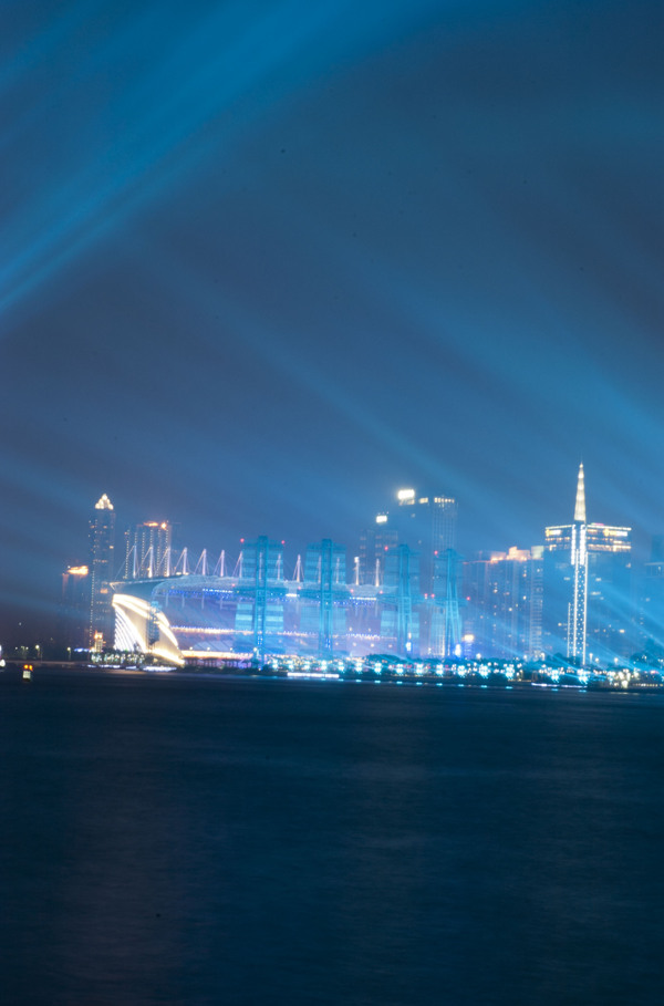 广州海心沙夜景图片