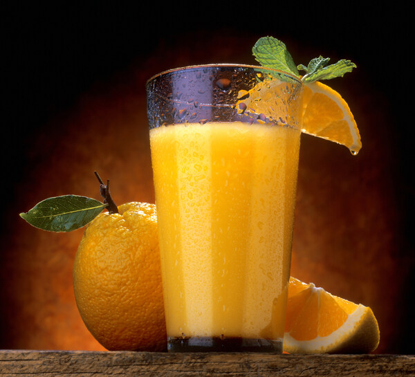 果汁橙高球杯