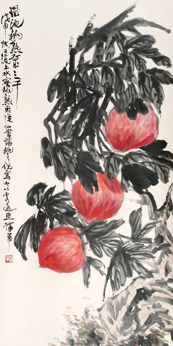 蒲华花鸟图片