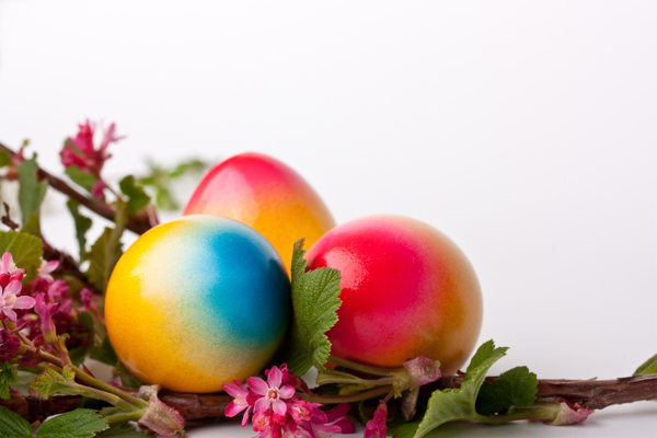 炫彩的复活节彩蛋图片
