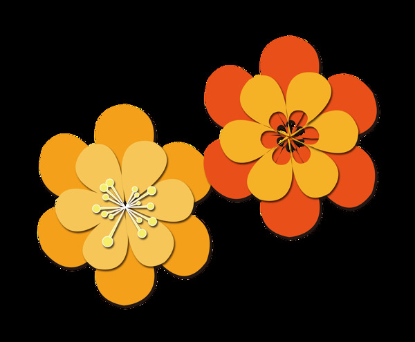 立体装饰花朵