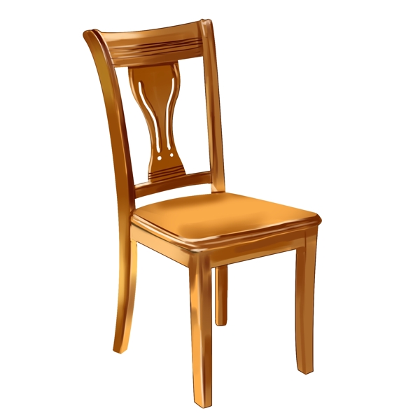 椅子靠椅四脚仿真木质座椅