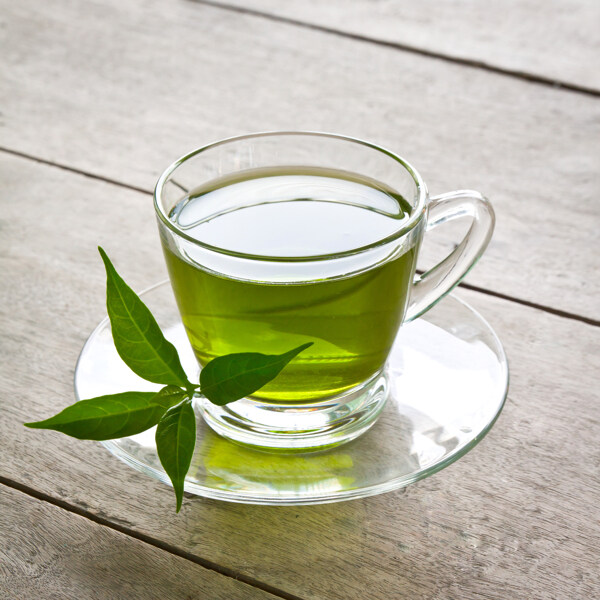 一杯清香绿茶图片