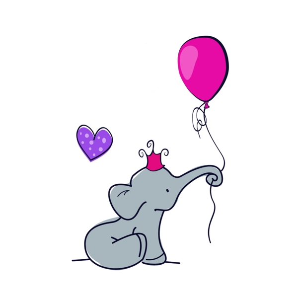 大象鼻子卷气球