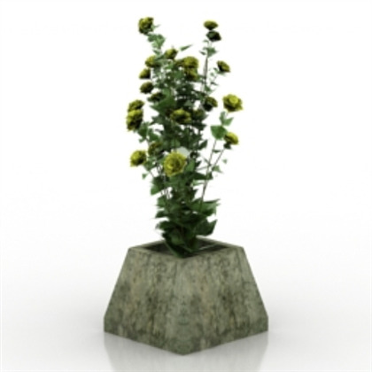 3D植物装饰模具模型