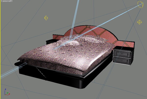 常见的床3d模型家具效果图47