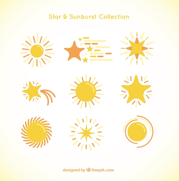 黄色的阳光和明星品种